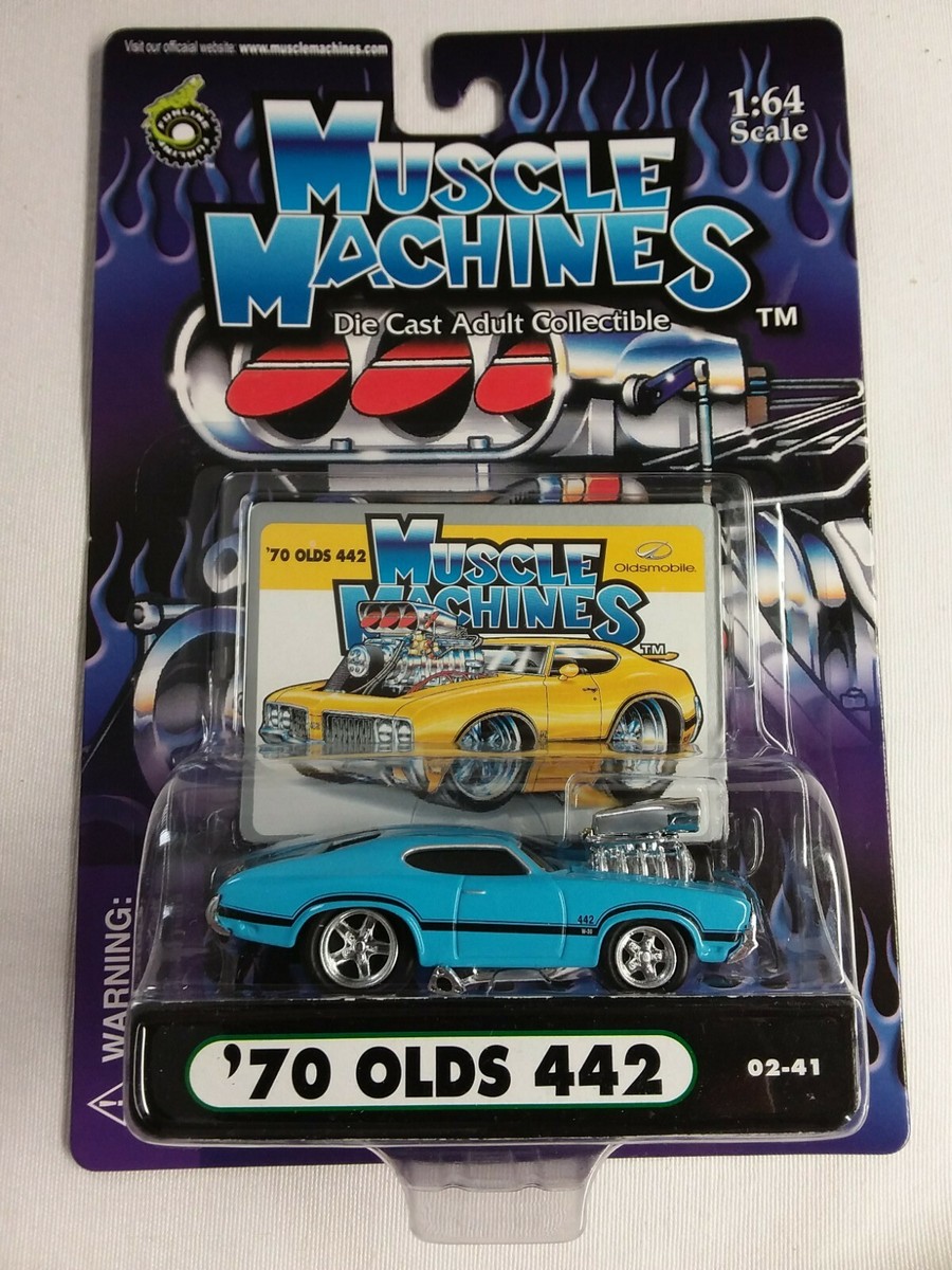 Muscle Machines '70 OLDS™ 442™オールズモビル Muscle Machines '70 Olds 442 Blue | eBay