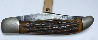 Case XX Knife Stag Flat Ground Blade #5165 Pre-1964 | eBay
