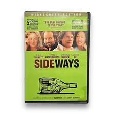 Sideways DVD Widescreen Editin Paul Giamatti Wine Drinkers Comedy Best Picture