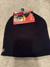 Polar Extreme Men’s Thermal Winter Hat - Brand New With Tags - Black