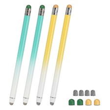 4 Pcs Stylus Pens for Touch Screens,Universal Capacitive Stylus, Green Yellow