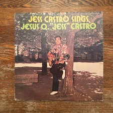 Jesus Q. "Jess Castro Jess Castro Sings Quam Pacific Folk Country 70s LP G+/VG