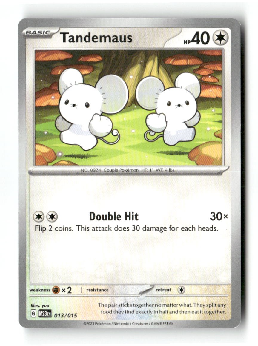 Tandemaus 013/015 P McDonald's Collection 2023 Pokemon NM