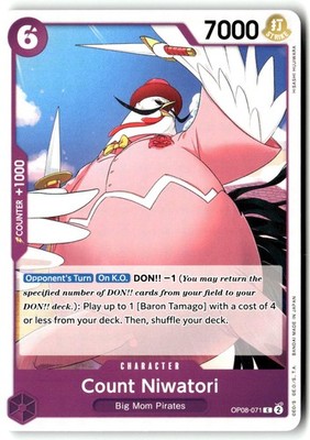 Count Niwatori OP08-071 Common Two Legends One Piece Near Mint