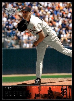 Kirk Rueter 2004 Upper Deck First Pitch #206 Giants MLB READ FREE SHIPPING
