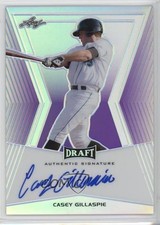 2014 Leaf Metal Draft Purple Prismatic 25/25 Casey Gillaspie #BA-CG1 Auto 1h5