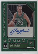 2023-24 Panini Donruss Optic Signature Series Green Prizm Sam Hauser Auto 0p5y