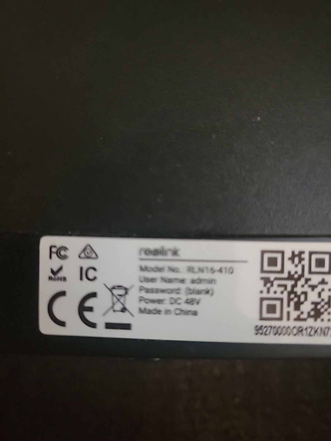 Reolink  RLN16-410  Network Video Recorder NVR for Security 