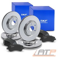 Skf Bremsscheiben +BremsbeläGe Vorne+Hinten U.A. FüR Audi, Seat, Vw