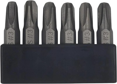 6Pcs 35Mm JIS Screwdriver Bit Set with Magnetic Tip, 1/4 Hex Shank, S2 Alloy Ste