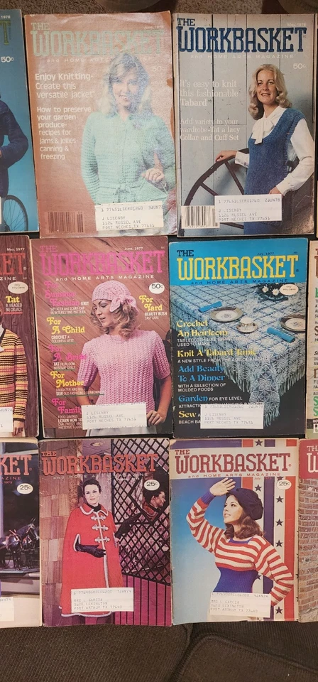 Vintage 24 of The Workbasket Magazine, spanning 1973 to 1978  - Image 4 of 4
