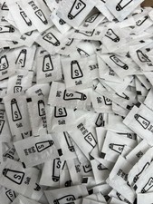 50+Salt Sachets – Individually Wrapped Table Salt Packets – Disposable Por