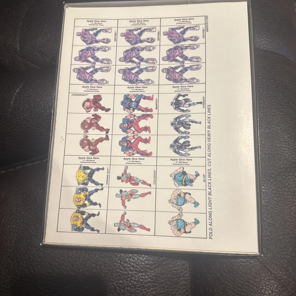 TSR Marvel Super Heroes X Forces - The Mutant Update COMPLETE/UNCUT  - Image 2 of 4