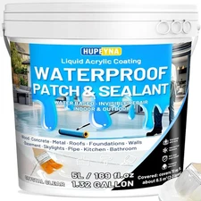 5L Hupeyna Waterproof Sealant, Liquid Transparent Waterproof Coating Repairing