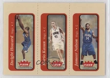 2004 Fleer Tradition Dwight Howard Mario Kasun Jameer Nelson #252 Rookie RC HOF