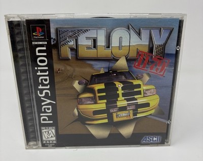 Felony 11-79 Black Label PlayStation 1 PS1 Complete In Box Tested CIB PS1