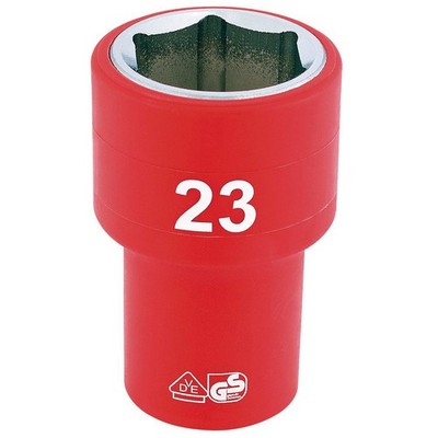 Draper Expert 31953 1/2'' Sq. Dr. Fully Insulated VDE Socket (23mm)