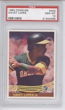 Davey Lopes Oakland A's 1984 Donruss #400 PSA 10 GEM MT