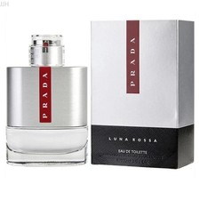 Prada Luna Rossa Eau de Toilette, 3.4 oz / 100ml Spray for Men, Refreshing