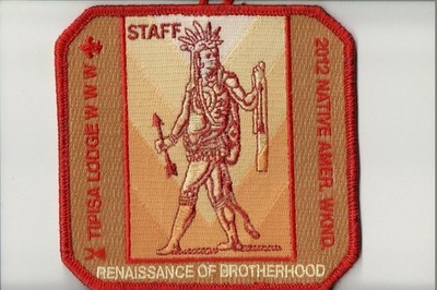 2012 Lodge 326 Tipisa Native American Weekend Staff OA patch