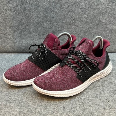 Adidas Athletics 24/7 Training Shoes Maroon Black White Womens Sneakers Size 8.5