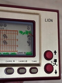 Nintendo Game & Watch LION Handheld Console LCD Game Tested Working