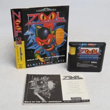 Zool Sega Mega Drive Cover Art Cart & Man