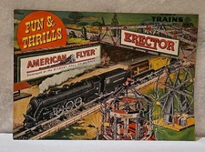 Original 1949 A.C. Gilbert American Flyer Erector Fun & Thrills Catalog Excellen