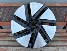 1x Alufelge 18 Zoll 7.5" 5x114.3 51ET Glanz Schwarz 52910-KL110 Hyundai Ioniq