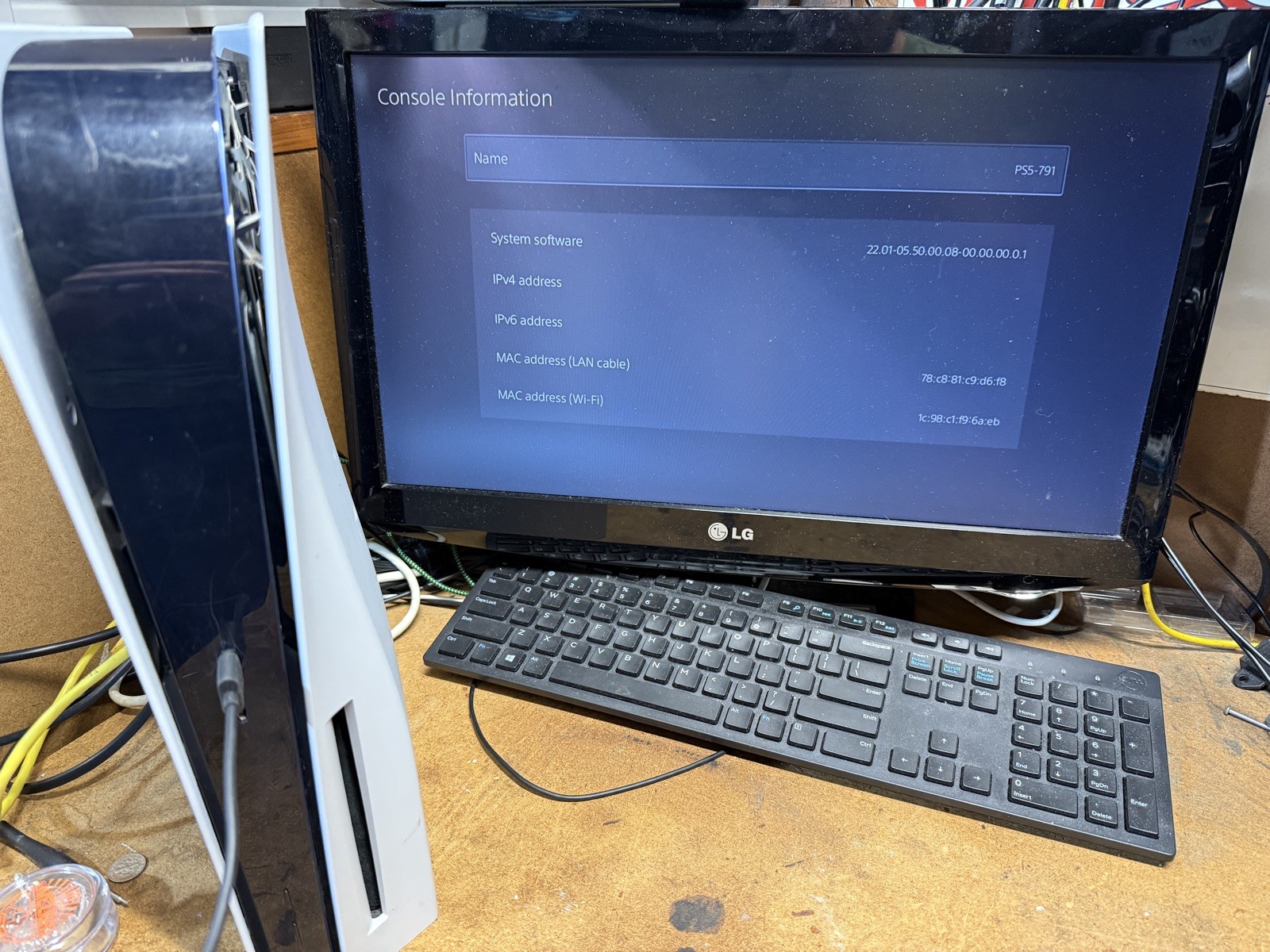 PS5 Disc Launch Edition CFI-1015A with Low Firmware 5.50 Ready for Modding-image