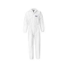 ST40WHRM Portwest BizTex Microporous Coverall Type 5/6 White Medium NEW