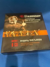  6-disc BOX Glazunov: Complete Symphonies/Svetlanov conductor