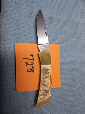  ナイフ　97223  アメリカ Vintage Gerber USA 97223 Folding Pocket Knife, Lockback, Wood