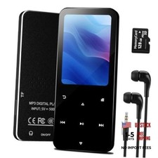 144GB MP3 Player, Bluetooth 5.2 Music Player, HiFi Sound Digital Music, Black