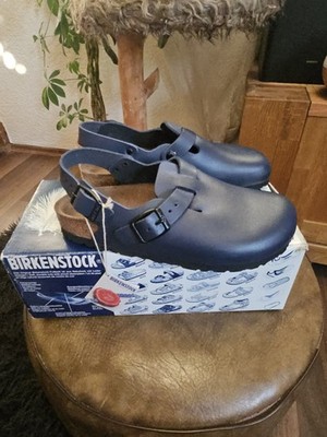 Vintage Tokio Birkenstock Sandalen Clogs Birkis altes Modell Glattleder 36 Blau