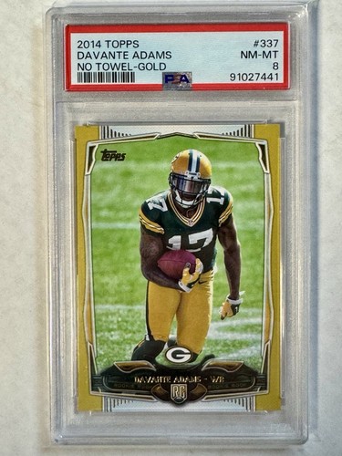 Davante Adams [Gold] #337 2014 Topps card