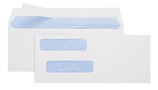500 8 Double Window Check Envelopes SELF SEAL, Adhesive Tinted Security Envel...