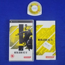 psp METAL GEAR ACID 2 Game *x (Works On US Consoles) REGION FREE PAL UK Version