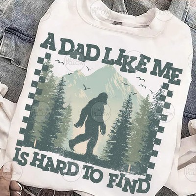 Funny Bigfoot Dad Sasquatch Mythical Creature Gidan Tee