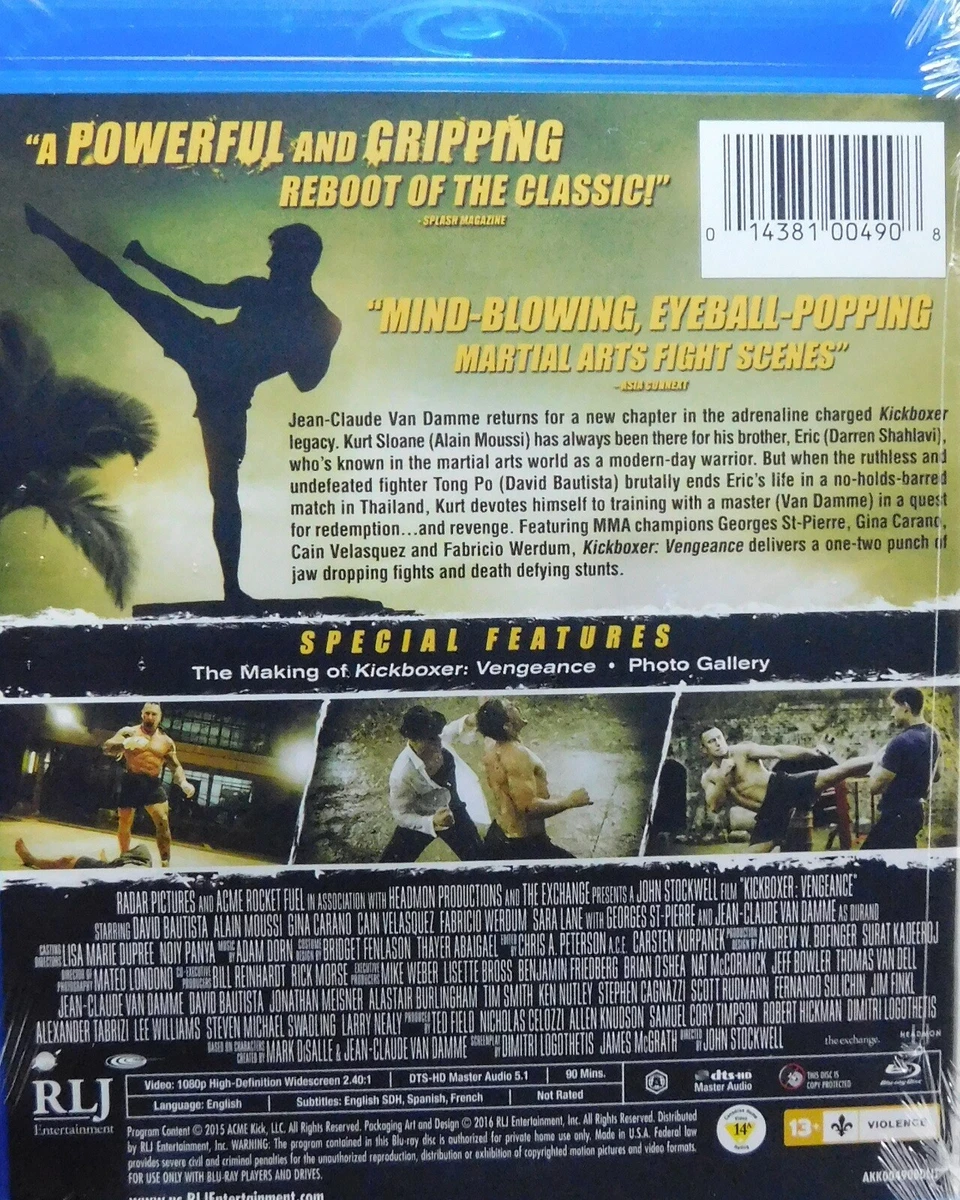 Jean-Claude Van Damme & Dave Bautista star in the action packed KICKBOXER: VENGEANCE