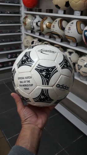 OMB ADIDAS BALL OFFICIAL QUESTRA WORLD CUP 1994 MADE IN FRANCE | eBay