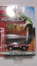 AUTO WORLD X TRACTION ULTRA G RALLEY WORLD STAGE 1977 CHEVY BLAZER BLACK