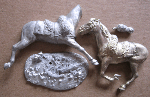 Valiant Miniatures Kit# 9989 - Mounted French Cuirassier - 54mm - Picture 2 of 4