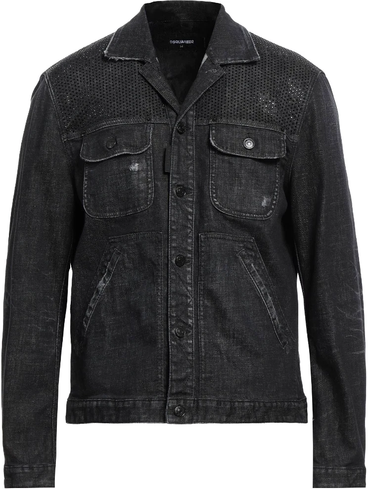 DSQUARED2 -Men's Black Cotton Rhinestone Pockets Designer Denim Jacket UK42 BNWT
Opens in a new wind