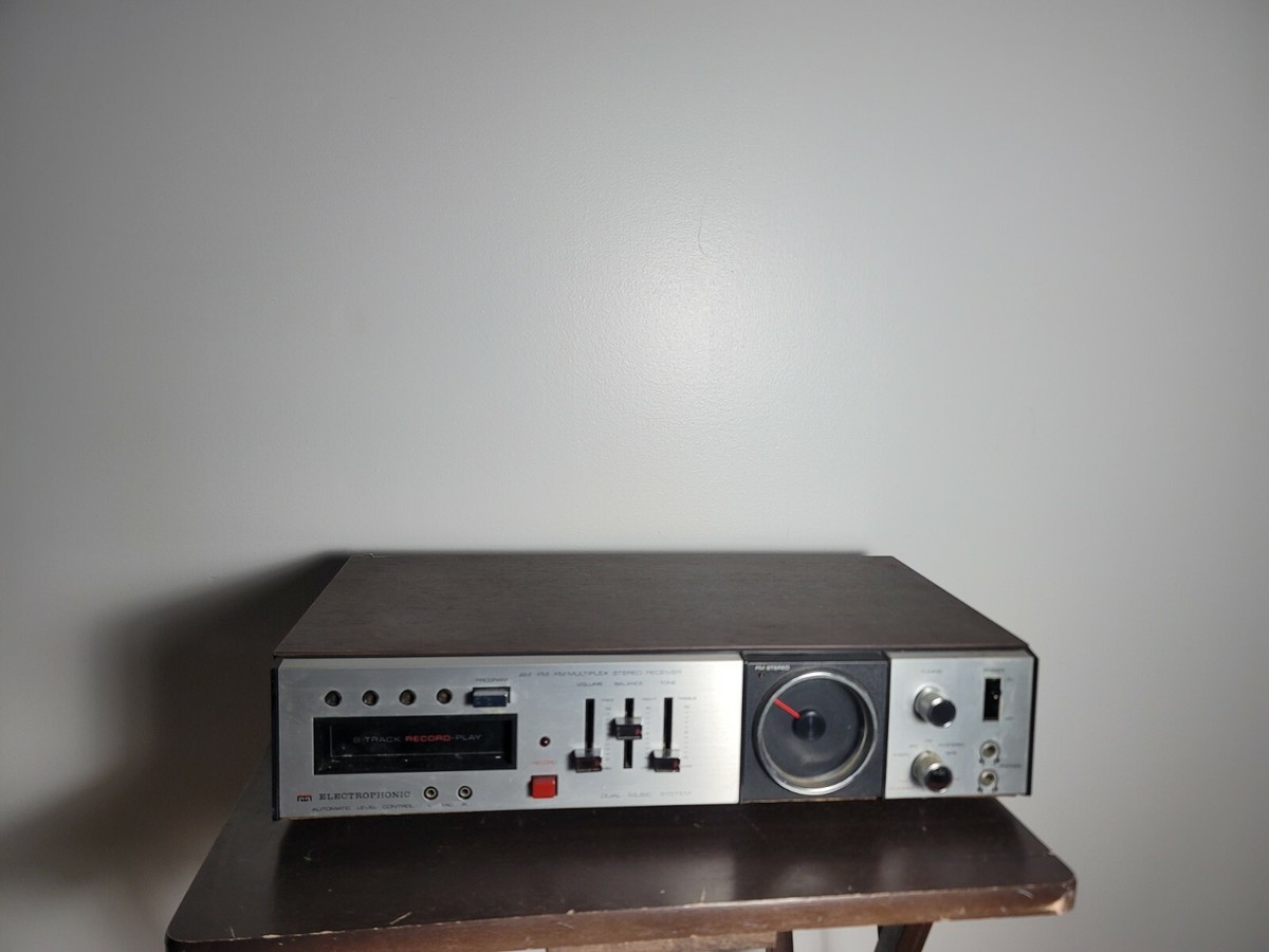 Vintage ELECTROPHONIC Model 947- 8-Track-AM-FM-Receiver