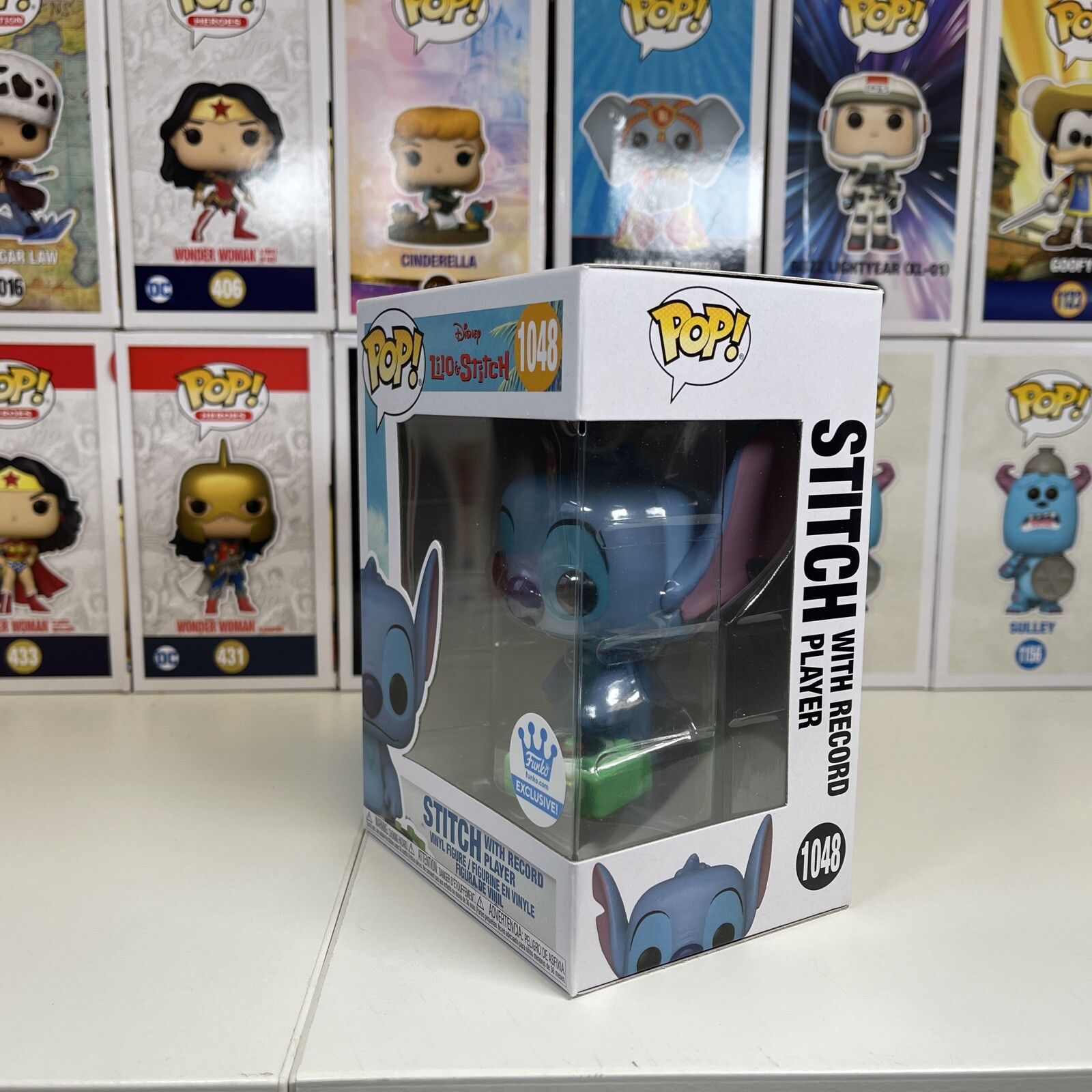 Funko Pop! Disney Lilo and Stitch: Stitch with Record Player #1048. Funko Shop