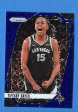 2024 Panini Prizm WNBA #81 Tiffany Hayes Blue Velocity Prizms Las Vegas Aces