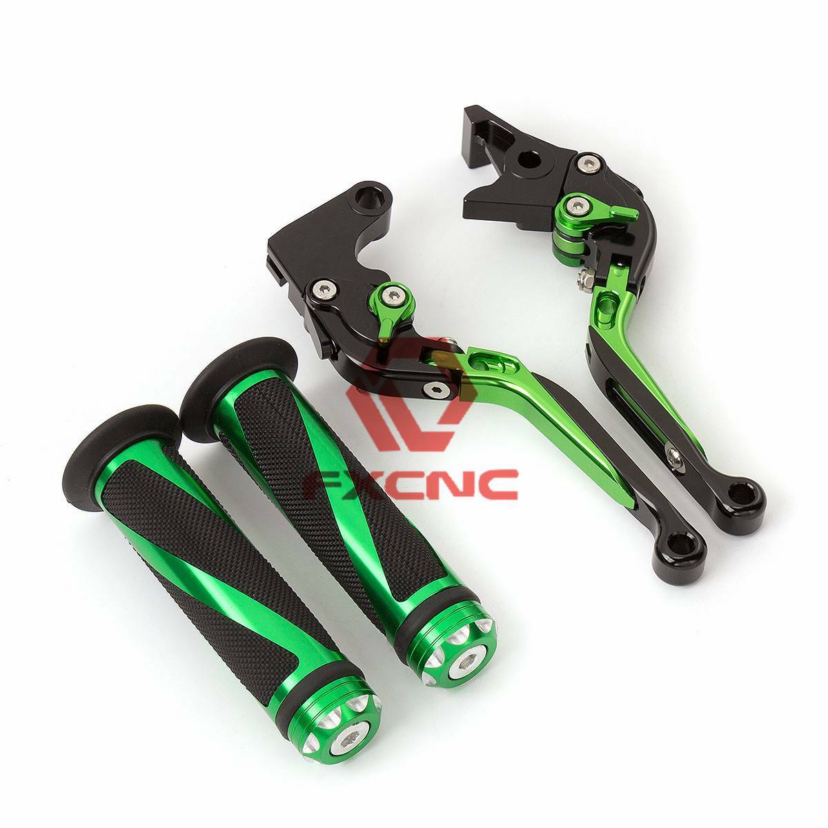 For ZX10R 2004-2005 ZX6R/ZX636R/ZX6RR 00-04 Fold&Extend Brake Clutch Lever Grip