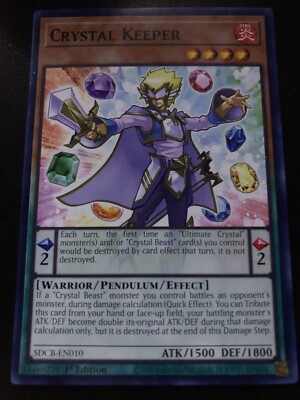 Carta Crystal Keeper SDCB-EN010 - Común, 1ª Edición, Para Juego Yu-Gi-Oh!