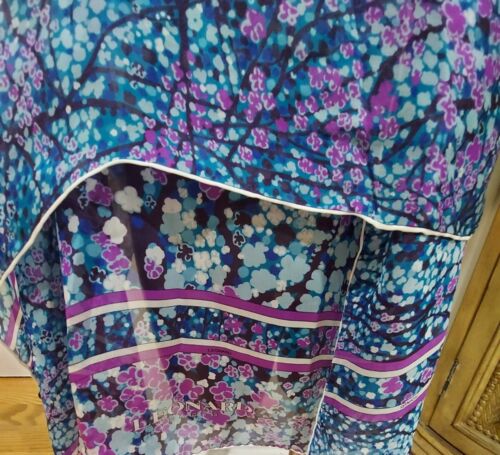 NWT LEONARD PARIS 100% SILK LARGE SCARF SHAWL MULTI MADE IN ITALY 🇮🇹 26X68 - Picture 1 of 12